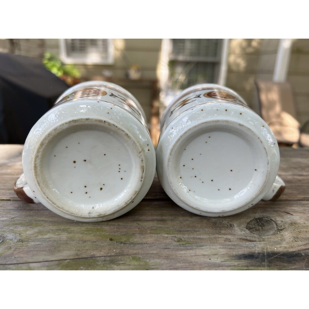Set of 2 Southwestern Native American Speckled Stoneware Mugs - 2A - Picture 3 of 5